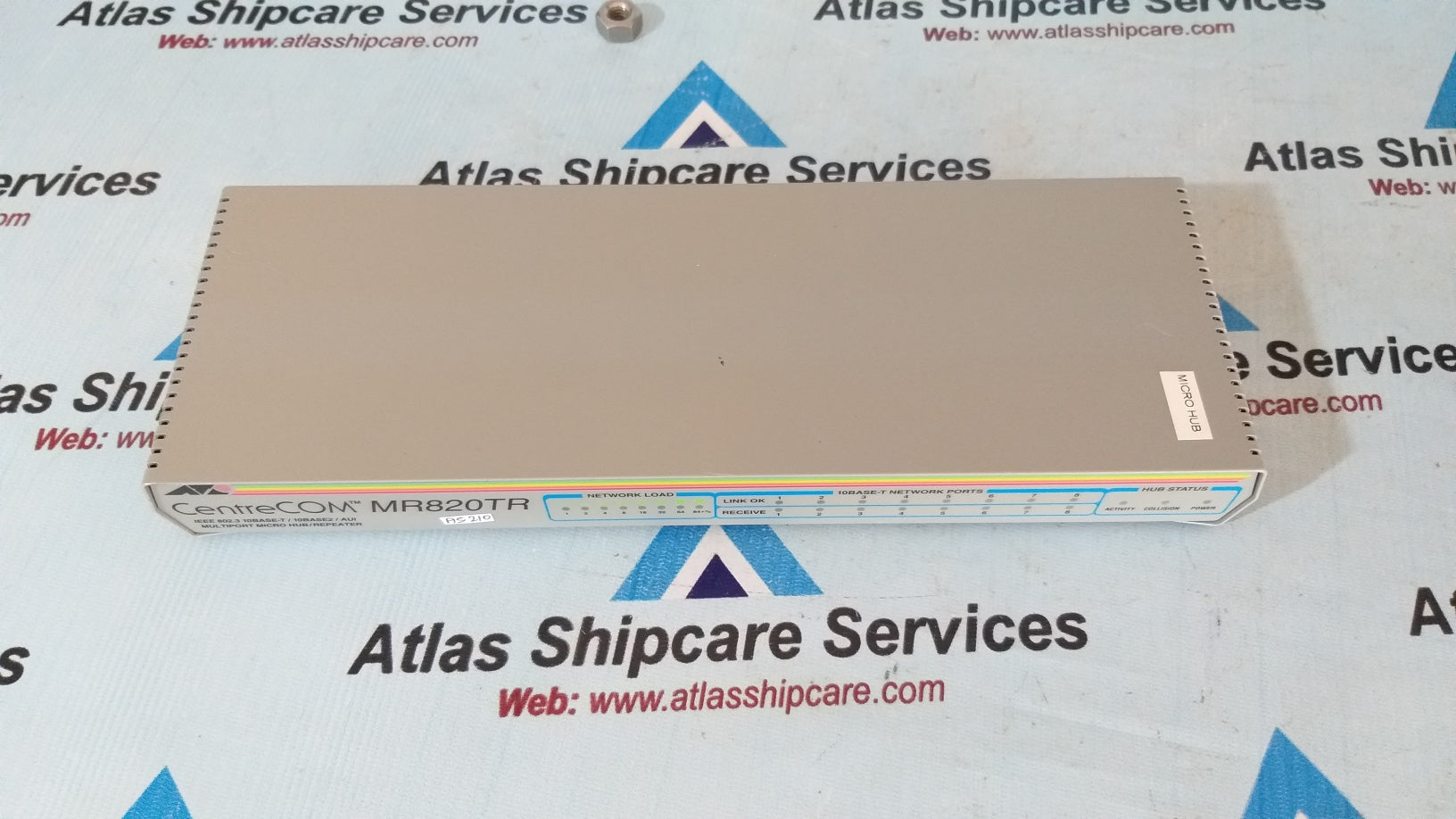 Allied Telesyn AT-MR820TR CentreCOM Multiport Micro Hub Repeater 8 Port